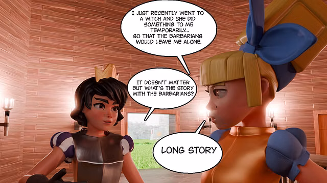 Futa dagger duchess argues with the Princess comics (English)