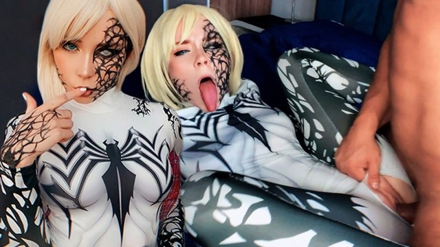Anti-Venom Deep Sucking and Sensual Fucking - Cosplay